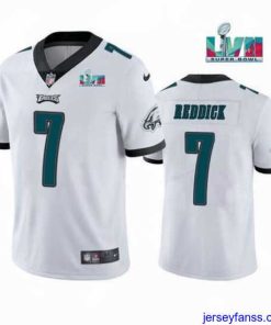 Amazing Toddler Philadelphia Eagles 7 Haason Reddick White Super Bowl LVII Patch Vapor Untouchable Limited Stitched Jersey