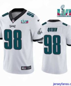 Gorgeous Toddler Philadelphia Eagles 98 Robert Quinn White Super Bowl LVII Vapor Untouchable Limited Stitched Jersey