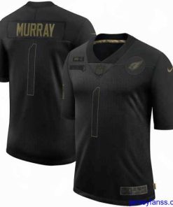 Outstanding Men's Arizona Cardinals #1 Kyler Murray Black Nike 2020 Salute To Service Limited Jersey