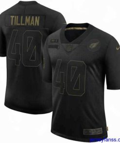 Gorgeous Men's Arizona Cardinals #40 Pat Tillman Black Nike 2020 Salute To Service Limited Jersey