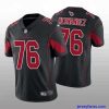 Exclusive Men's Arizona Cardinals #76 Will Hernandez Black Color Rush Stitched Football Jersey
