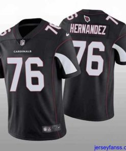Impressive Men's Arizona Cardinals #76 Will Hernandez Black Vapor Untouchable Stitched Football Jersey