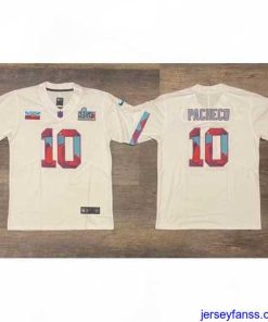Premium Men's Kansas City Chiefs #10 Isiah Pacheco White Super Bowl LVII Patch Vapor Untouchable Limited Stitched Jersey