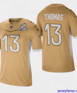 Fantastic Men's New Orleans Saints #13 Michael Thomas 2020 NFC Pro Bowl Game Jersey