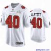 Premium Mike Alstott Buccaneers White Super Bowl Lv Game Fashion Jersey