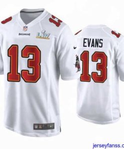 Fantastic Mike Evans Buccaneers White Super Bowl Lv Game Fashion Jersey