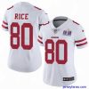 Premium Nike 49ers 80 Jerry Rice White Stitched NFL Vapor Untouchable Limited 2024 Super Bowl LVIII Jersey