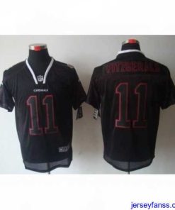 Amazing Nike Arizona Cardinals 11 Larry Fitzgerald Lights Out Black Elite NFL Jersey