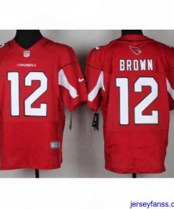 Exclusive Nike Arizona Cardinals 12 John Brown Red Elite NFL Jersey