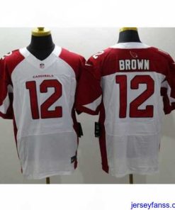 Impressive Nike Arizona Cardinals #12 John Brown White Mens Stitched NFL Elite Jersey