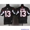 Amazing Nike Arizona Cardinals 13 Jaron Brown Black Elite NFL Jersey