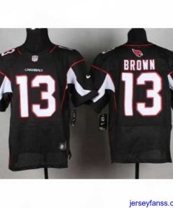 Amazing Nike Arizona Cardinals 13 Jaron Brown Black Elite NFL Jersey