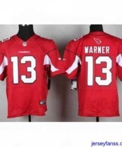 Stylish Nike Arizona Cardinals 13 Kurt Warner Red Elite NFL Jersey