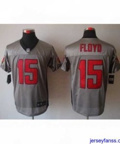 Impressive Nike Arizona Cardinals 15 Michael Floyd Grey Elite Shadow NFL Jersey