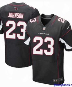 Outstanding Nike Arizona Cardinals #23 Chris Johnson Black Alternate Mens Stitched NFL Elite Jersey