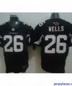 Impressive Nike Arizona Cardinals 26 Chris Wells Black Elite NFL Jersey