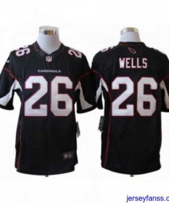 Gorgeous Nike Arizona Cardinals 26 Chris Wells Black Limited NFL Jersey