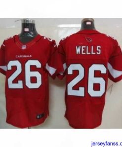 Exclusive Nike Arizona Cardinals 26 Chris Wells Red Elite NFL Jersey