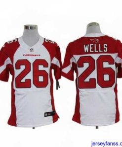 Fantastic Nike Arizona Cardinals 26 Chris Wells White Elite NFL Jersey