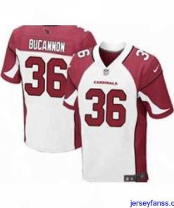 Premium Nike Arizona Cardinals 36 Deone Bucannon White Elite NFL Jersey