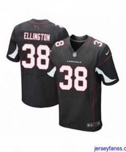 Premium Nike Arizona Cardinals 38 Andre Ellington Black Elite NFL Jersey