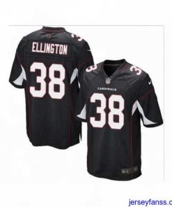 Stylish Nike Arizona Cardinals 38 Andre Ellington Black Game NFL Jersey