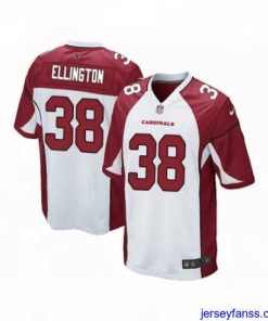 Exclusive Nike Arizona Cardinals 38 Andre Ellington White Game NFL Jersey
