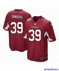 Impressive Nike Arizona Cardinals 39 James Sanders Red Game NFL Jersey