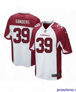Exclusive Nike Arizona Cardinals 39 James Sanders White Game NFL Jersey