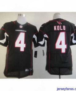 Premium Nike Arizona Cardinals 4 Kevin Kolb Black Elite NFL Jersey