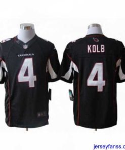Gorgeous Nike Arizona Cardinals 4 Kevin Kolb Black Limited NFL Jersey