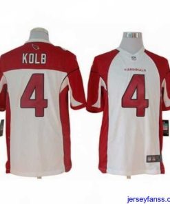 Outstanding Nike Arizona Cardinals 4 Kevin Kolb White Limited NFL Jersey