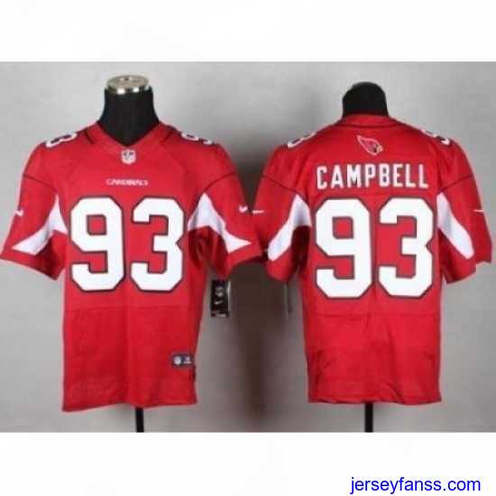Exclusive Nike Arizona Cardinals 93 Calais Campbell Red Elite NFL Jersey