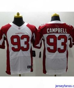 Exclusive Nike Arizona Cardinals #93 Calais Campbell White Mens Stitched NFL Elite Jersey