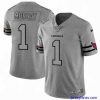 Premium Nike Cardinals 1 Kyler Murray 2019 Gray Gridiron Gray Vapor Untouchable Limited Jersey