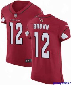Gorgeous Nike Cardinals #12 John Brown Red Team Color Mens Stitched NFL Vapor Untouchable Elite Jersey