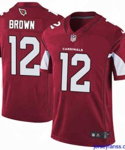 Outstanding Nike Cardinals #12 John Brown Red Team Color Mens Stitched NFL Vapor Untouchable Limited Jersey