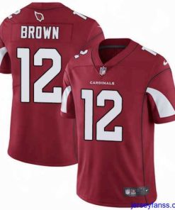 Fantastic Nike Cardinals #12 John Brown Red Team Color Mens Stitched NFL Vapor Untouchable Limited Jersey