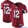 Stylish Nike Cardinals #12 John Brown Red Team Color Womens Stitched NFL Vapor Untouchable Limited Jersey
