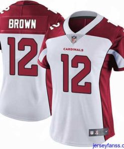 Amazing Nike Cardinals #12 John Brown White Womens Stitched NFL Vapor Untouchable Limited Jersey