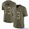 Amazing Nike Cardinals #13 Christian Kirk Olive Camo Mens Stitched NFL Limited 2017 Salute to Service Jersey