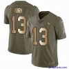 Stylish Nike Cardinals #13 Christian Kirk Olive Gold Mens Stitched NFL Limited 2017 Salute to Service Jersey