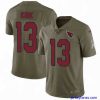 Amazing Nike Cardinals #13 Christian Kirk Olive Stitched NFL Limited 2017 Salute to Service Jersey
