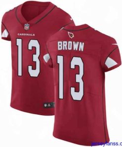 Outstanding Nike Cardinals #13 Jaron Brown Red Team Color Mens Stitched NFL Vapor Untouchable Elite Jersey