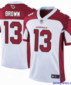 Gorgeous Nike Cardinals #13 Jaron Brown White Mens Stitched NFL Vapor Untouchable Limited Jersey