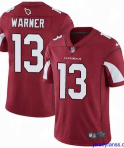 Premium Nike Cardinals #13 Kurt Warner Red Team Color Mens Stitched NFL Vapor Untouchable Limited Jersey