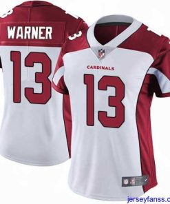 Exclusive Nike Cardinals #13 Kurt Warner White Womens Stitched NFL Vapor Untouchable Limited Jersey