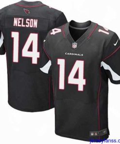 Exclusive Nike Cardinals #14 J J  Nelson Black Alternate Mens Stitched NFL Elite Jersey