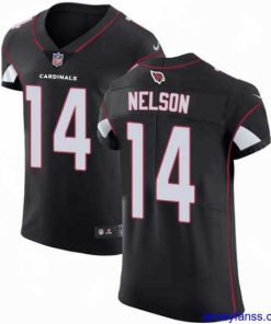 Impressive Nike Cardinals #14 J J Nelson Black Alternate Mens Stitched NFL Vapor Untouchable Elite Jersey
