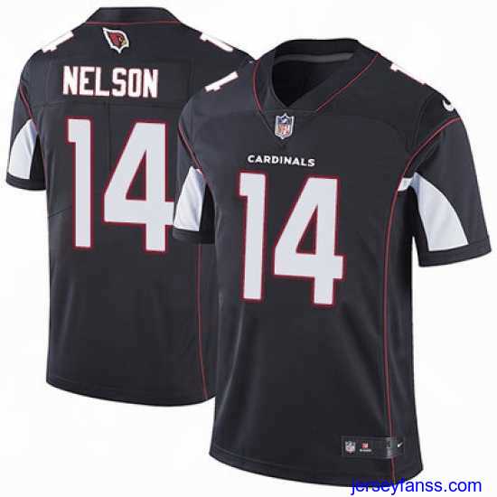 Gorgeous Nike Cardinals #14 J J Nelson Black Alternate Mens Stitched NFL Vapor Untouchable Limited Jersey